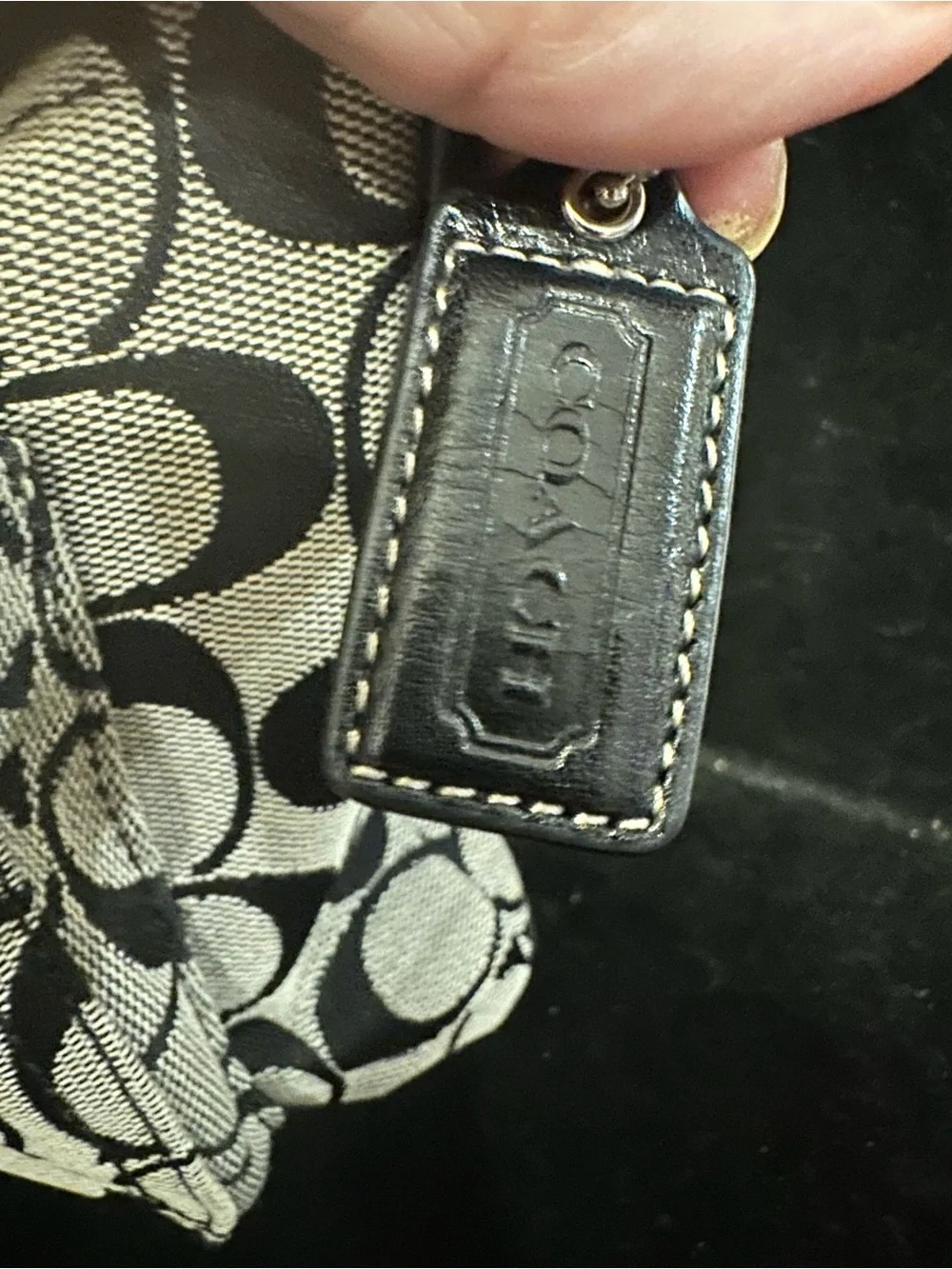 Coach #182 Penelope Signature Swingpack/Jacquard Crossbody with Turn-Lock Pocket